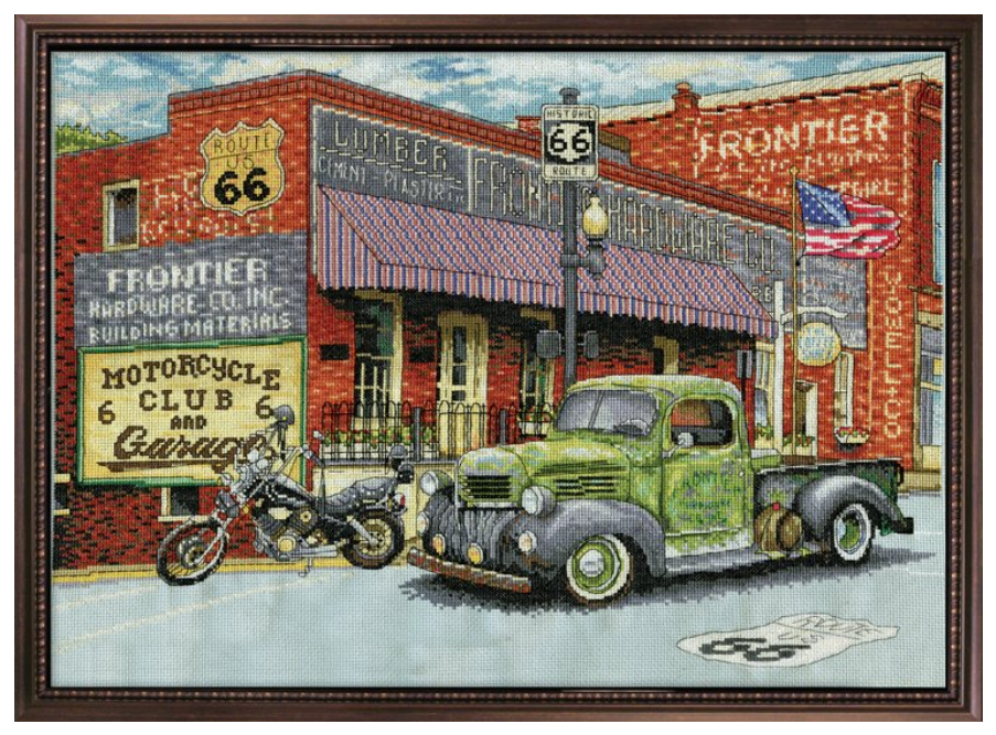 Frontier Hardware Counted Cross Stitch Kit